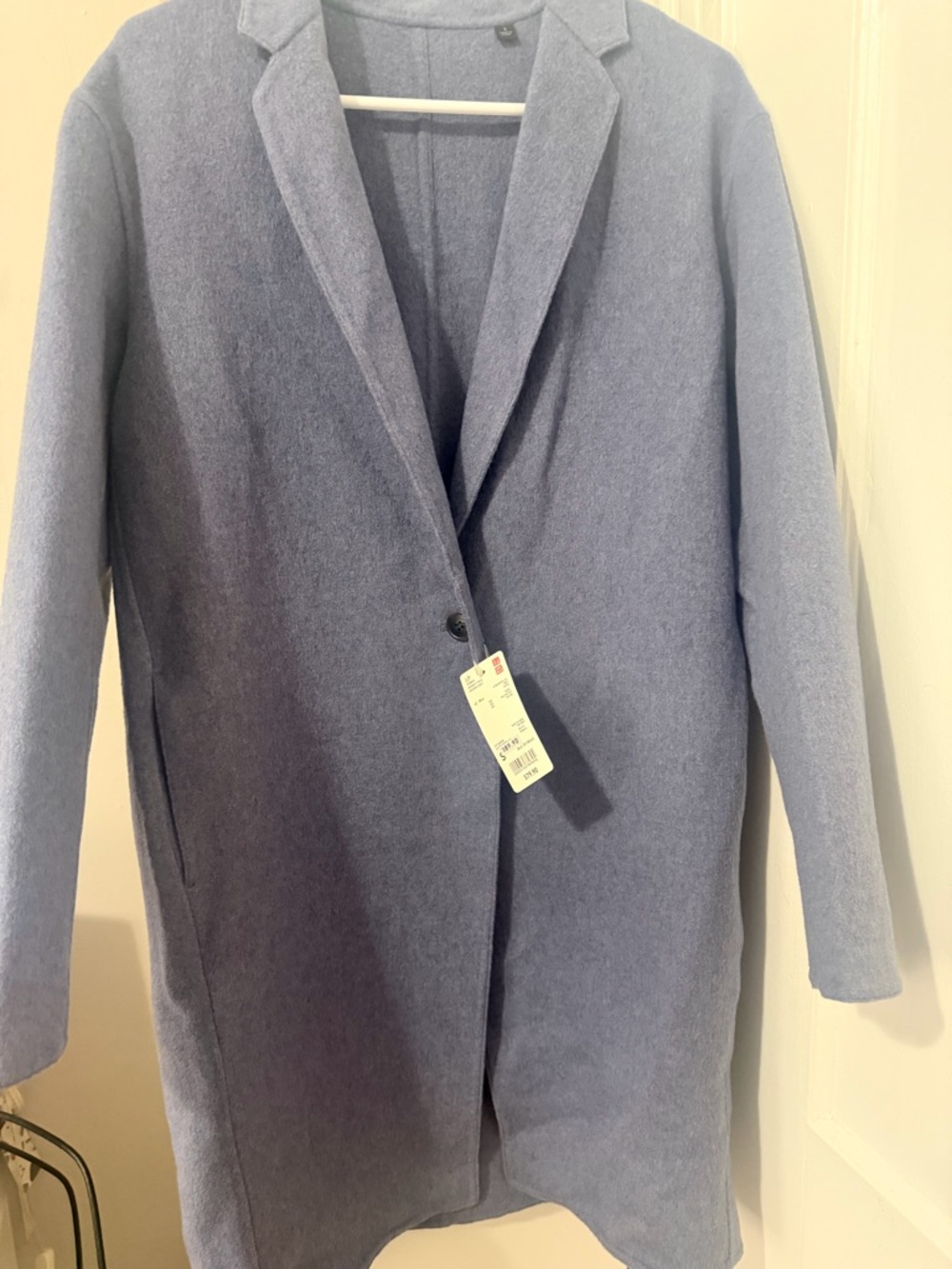 Uniqlo Light Blue Trench Coat